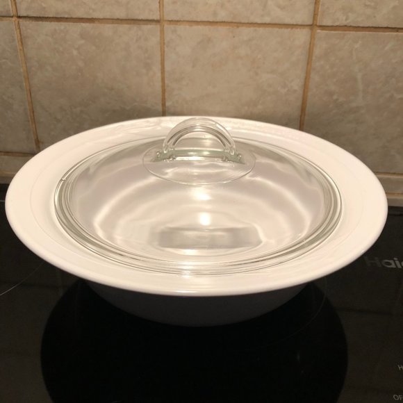 Corningware Kitchen Large Casserole Dish Bowl With Lid Corningware